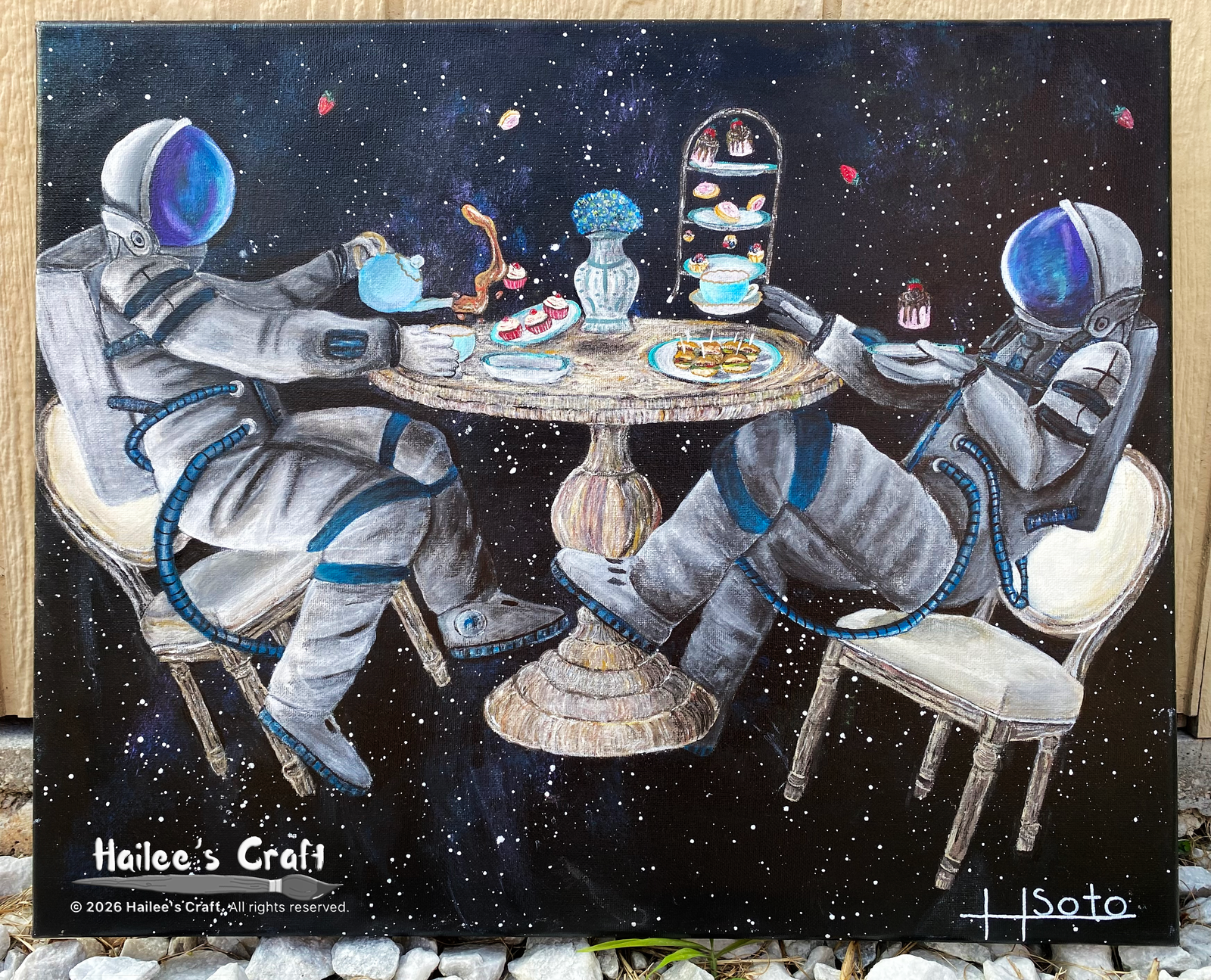 Artwork titled A Great Space For Tea.